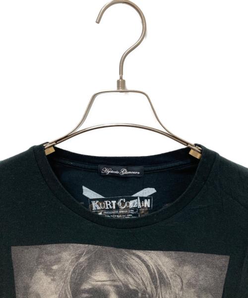 Hysteric Glamour（ヒステリックグラマー）Hysteric Glamour (ヒステリックグラマー) KURT COBAIN グラフィックTシャツ ブラック サイズ:FREEの古着・服飾アイテム