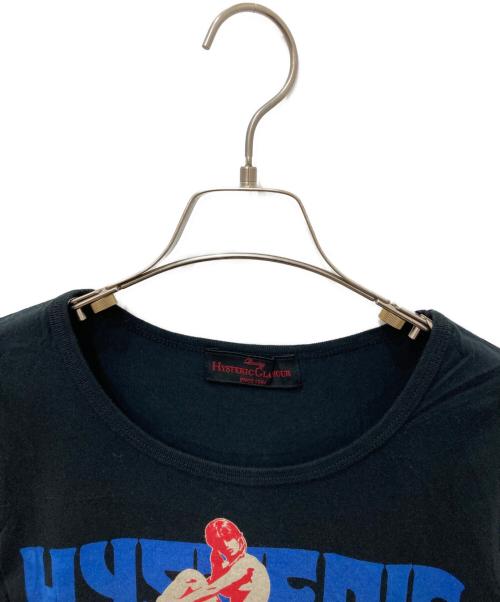 Hysteric Glamour（ヒステリックグラマー）Hysteric Glamour (ヒステリックグラマー) プリントTシャツ ブラック サイズ:FREEの古着・服飾アイテム