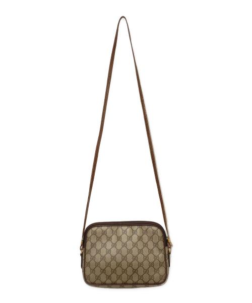GUCCI（グッチ）GUCCI (グッチ) GGスプリームキャンバスショルダーバッグ　OLD ブラウンの古着・服飾アイテム