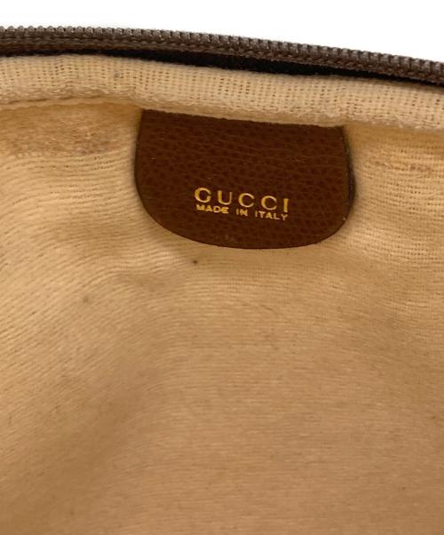 GUCCI（グッチ）GUCCI (グッチ) GGスプリームキャンバスショルダーバッグ　OLD ブラウンの古着・服飾アイテム