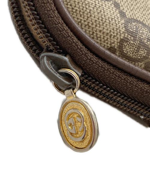 GUCCI（グッチ）GUCCI (グッチ) GGスプリームキャンバスショルダーバッグ　OLD ブラウンの古着・服飾アイテム