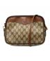 GUCCI（グッチ）の古着「GGスプリームキャンバスショルダーバッグ　OLD」｜ブラウン