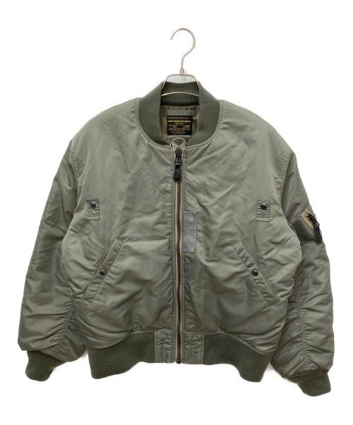 waiper（ワイパー）WAIPER (ワイパー) MA-1ジャケット カーキ サイズ:Lの古着・服飾アイテム