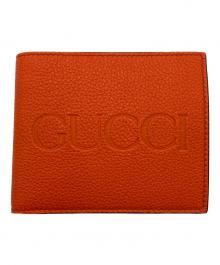 GUCCI（グッチ）の古着「ロゴコインウォレット」｜オレンジ