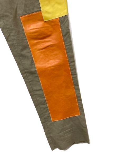 FENDI（フェンディ）FENDI (フェンディ) パッチワークパンツ ベージュ サイズ:42の古着・服飾アイテム