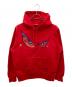 Supreme（シュプリーム）の古着「Eyes Hooded Sweatshirt」｜レッド