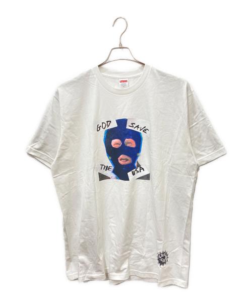 SUPREME（シュプリーム）Supreme (シュプリーム) God Save Us Tee　ゴッド セイブ アス　Tシャツ ホワイト サイズ:XLの古着・服飾アイテム