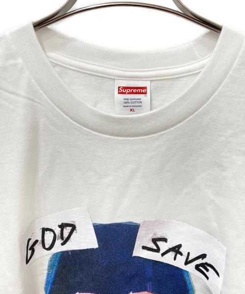 SUPREME（シュプリーム）Supreme (シュプリーム) God Save Us Tee　ゴッド セイブ アス　Tシャツ ホワイト サイズ:XLの古着・服飾アイテム