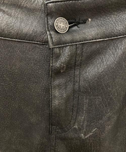 Jaded London（ジェイデッドロンドン）Jaded London (ジェイデッドロンドン) Moto Drift Bootcut Trousers ブラック サイズ:34の古着・服飾アイテム