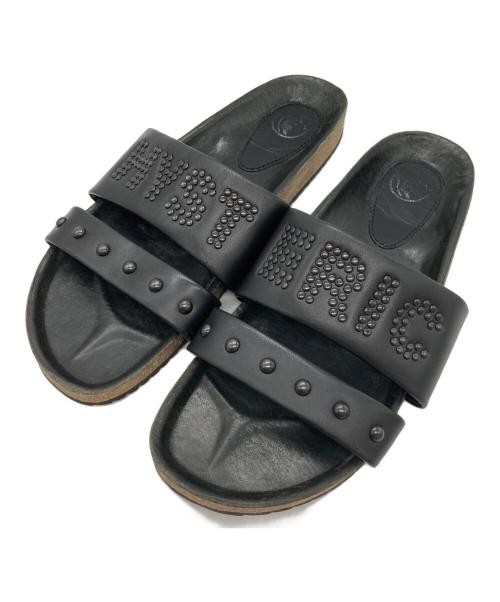 Hysteric Glamour（ヒステリックグラマー）Hysteric Glamour (ヒステリックグラマー) leather studs sandal ブラック サイズ:記載無しの為実寸参照の古着・服飾アイテム