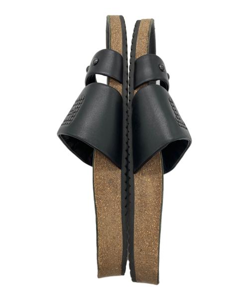 Hysteric Glamour（ヒステリックグラマー）Hysteric Glamour (ヒステリックグラマー) leather studs sandal ブラック サイズ:記載無しの為実寸参照の古着・服飾アイテム