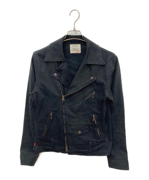 LEVI'S（リーバイス）LEVI'S (リーバイス) デニムライダースジャケット ブラック サイズ:Mの古着・服飾アイテム