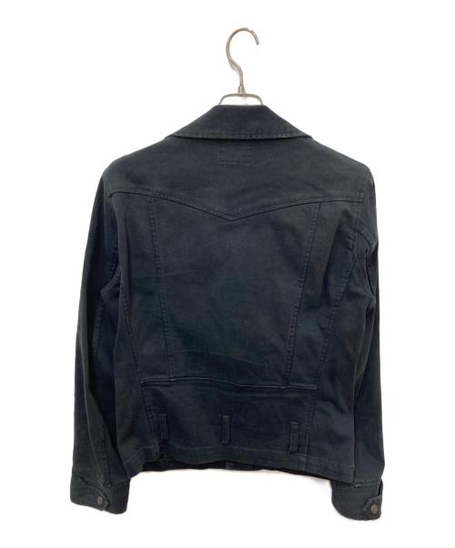 LEVI'S（リーバイス）LEVI'S (リーバイス) デニムライダースジャケット ブラック サイズ:Mの古着・服飾アイテム
