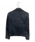LEVI'S (リーバイス) デニムライダースジャケット ブラック サイズ:M：12000円