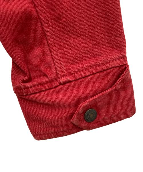 LEVI'S（リーバイス）LEVI'S (リーバイス) デニムライダースジャケット レッド サイズ:Mの古着・服飾アイテム