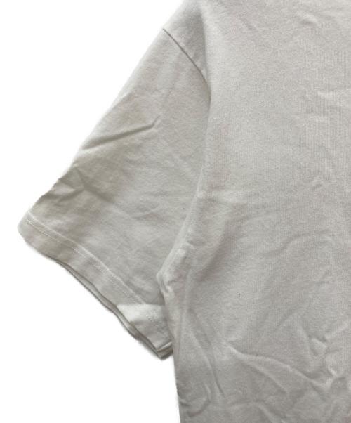 AAPE NOW（エイエイプナウ）AAPE NOW (エイエイプナウ) ラバーロゴＴシャツ ホワイト サイズ:Lの古着・服飾アイテム