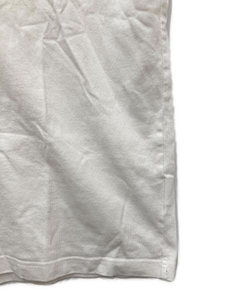 AAPE NOW（エイエイプナウ）AAPE NOW (エイエイプナウ) ラバーロゴＴシャツ ホワイト サイズ:Lの古着・服飾アイテム