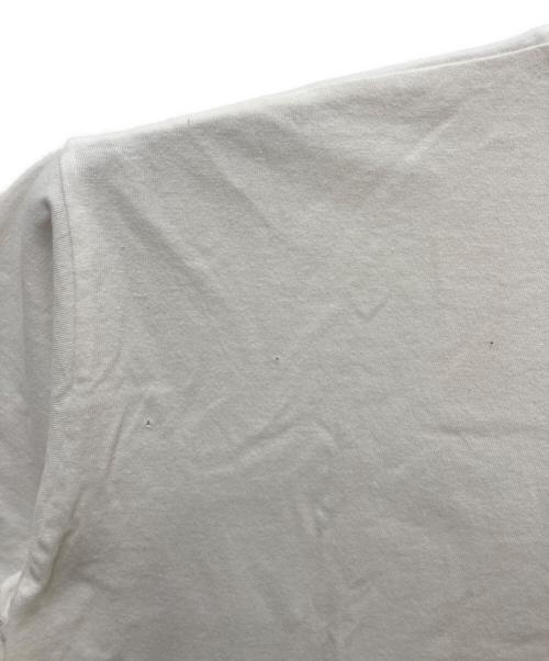 AAPE NOW（エイエイプナウ）AAPE NOW (エイエイプナウ) ラバーロゴＴシャツ ホワイト サイズ:Lの古着・服飾アイテム