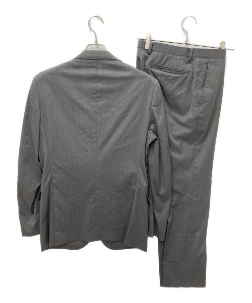 BLACK LABEL CRESTBRIDGE（ブラックレーベル クレストブリッジ）BLACK LABEL CRESTBRIDGE (ブラックレーベル クレストブリッジ) セットアップスーツ グレー サイズ:Lの古着・服飾アイテム