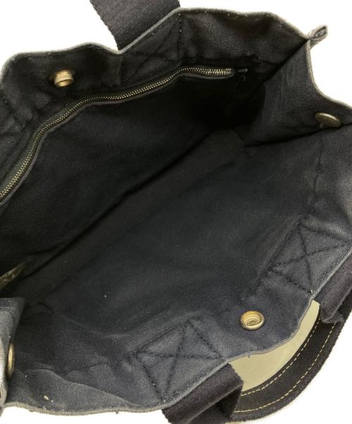 HERMES（エルメス）HERMES (エルメス) ドーヴィルPM　ハンドバッグ ネイビーの古着・服飾アイテム
