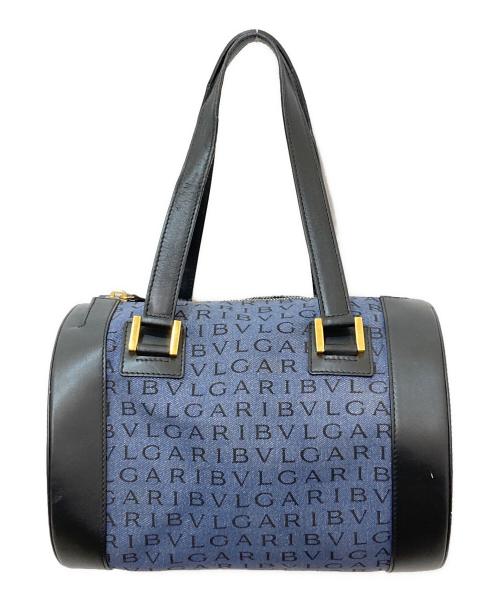 BVLGARI（ブルガリ）BVLGARI (ブルガリ) ロゴマニア ビーゼロワン ハンドバッグ インディゴの古着・服飾アイテム