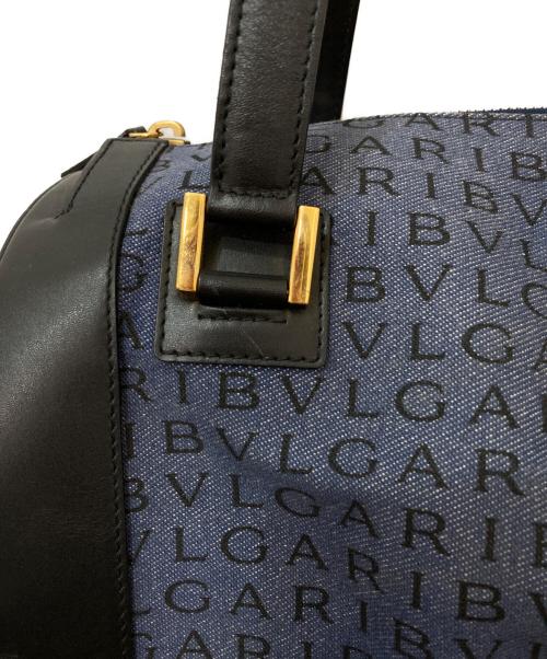 BVLGARI（ブルガリ）BVLGARI (ブルガリ) ロゴマニア ビーゼロワン ハンドバッグ インディゴの古着・服飾アイテム
