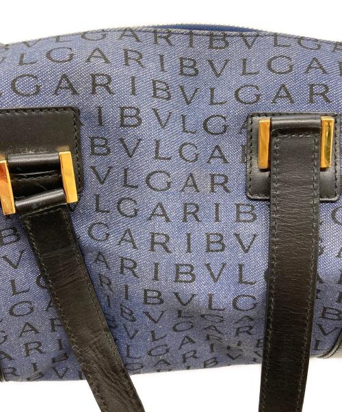 BVLGARI（ブルガリ）BVLGARI (ブルガリ) ロゴマニア ビーゼロワン ハンドバッグ インディゴの古着・服飾アイテム