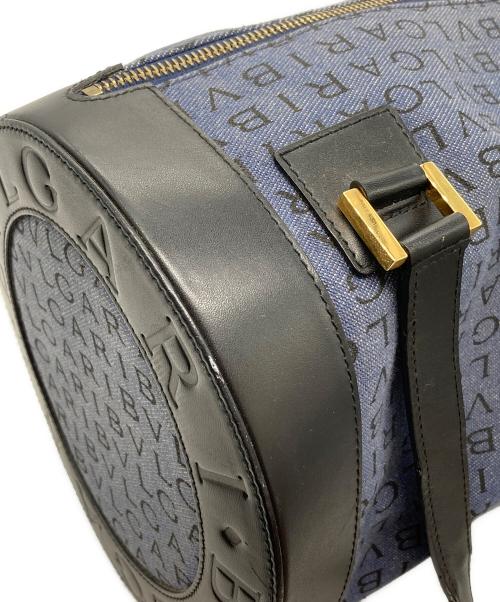 BVLGARI（ブルガリ）BVLGARI (ブルガリ) ロゴマニア ビーゼロワン ハンドバッグ インディゴの古着・服飾アイテム