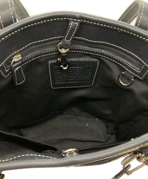 COACH（コーチ）COACH (コーチ) ハンドバッグ ブラックの古着・服飾アイテム