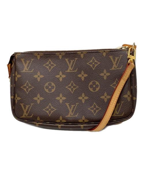LOUIS VUITTON（ルイ ヴィトン）LOUIS VUITTON (ルイ ヴィトン) ショルダーポーチ　ポシェット・アクセソワール　モノグラム ブラウンの古着・服飾アイテム
