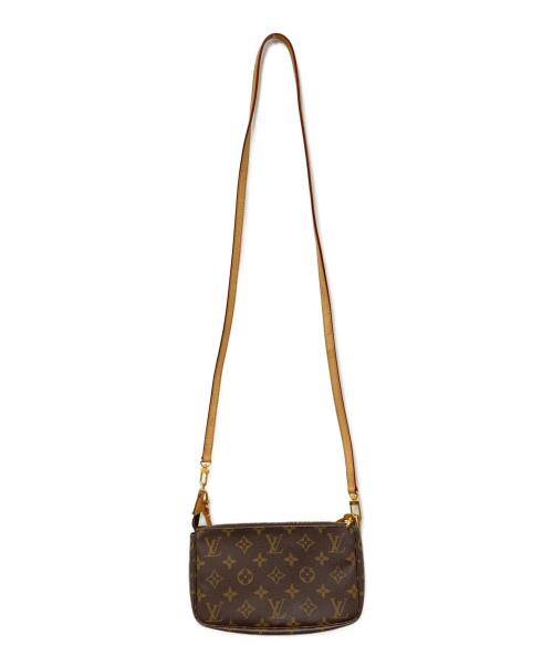 LOUIS VUITTON（ルイ ヴィトン）LOUIS VUITTON (ルイ ヴィトン) ショルダーポーチ　ポシェット・アクセソワール　モノグラム ブラウンの古着・服飾アイテム