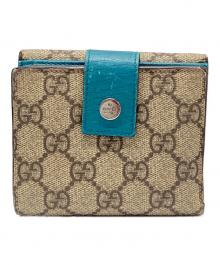 GUCCI（グッチ）の古着「2つ折り財布」｜ブラウン