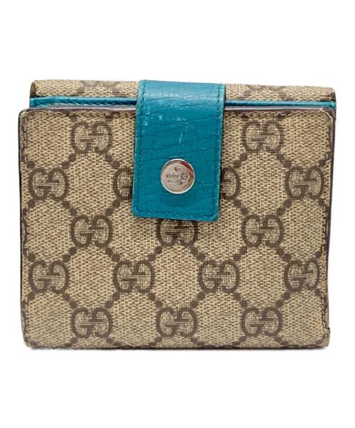 GUCCI（グッチ）GUCCI (グッチ) 2つ折り財布 ブラウンの古着・服飾アイテム