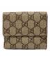 GUCCI (グッチ) 2つ折り財布 ブラウン：7000円