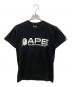 A BATHING APE（アベイシングエイプ）の古着「プリントTシャツ」｜ブラック