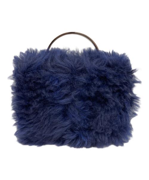 Vivienne Westwood（ヴィヴィアンウエストウッド）Vivienne Westwood (ヴィヴィアンウエストウッド) ハンドバッグ ネイビー×ブラックの古着・服飾アイテム