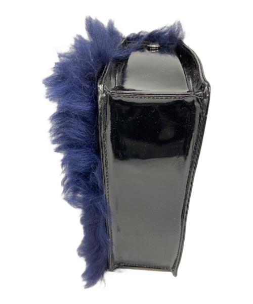 Vivienne Westwood（ヴィヴィアンウエストウッド）Vivienne Westwood (ヴィヴィアンウエストウッド) ハンドバッグ ネイビー×ブラックの古着・服飾アイテム