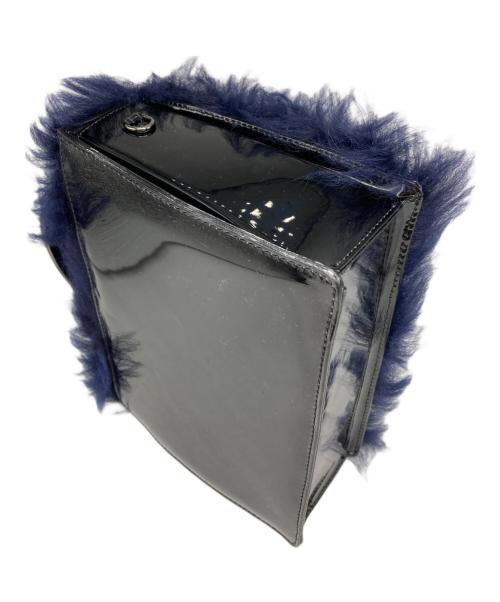 Vivienne Westwood（ヴィヴィアンウエストウッド）Vivienne Westwood (ヴィヴィアンウエストウッド) ハンドバッグ ネイビー×ブラックの古着・服飾アイテム
