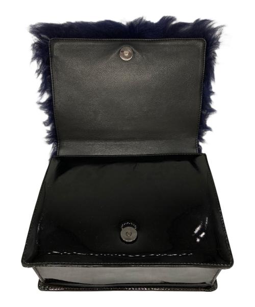 Vivienne Westwood（ヴィヴィアンウエストウッド）Vivienne Westwood (ヴィヴィアンウエストウッド) ハンドバッグ ネイビー×ブラックの古着・服飾アイテム