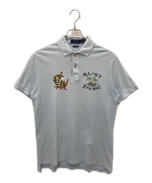 POLO RALPH LAUREN（ポロ・ラルフローレン）POLO RALPH LAUREN (ポロ・ラルフローレン) ポロシャツ スカイブルー サイズ:Mの古着・服飾アイテム