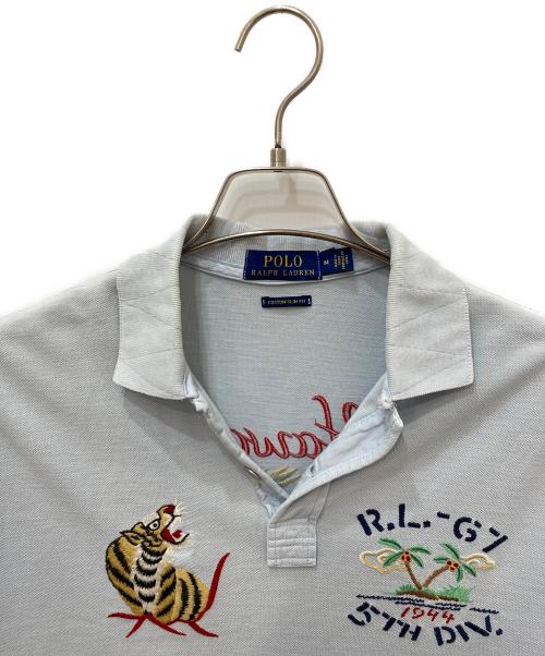 POLO RALPH LAUREN（ポロ・ラルフローレン）POLO RALPH LAUREN (ポロ・ラルフローレン) ポロシャツ スカイブルー サイズ:Mの古着・服飾アイテム