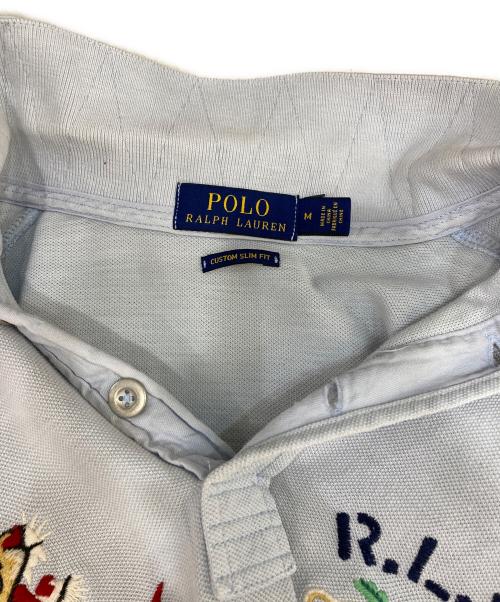 POLO RALPH LAUREN（ポロ・ラルフローレン）POLO RALPH LAUREN (ポロ・ラルフローレン) ポロシャツ スカイブルー サイズ:Mの古着・服飾アイテム