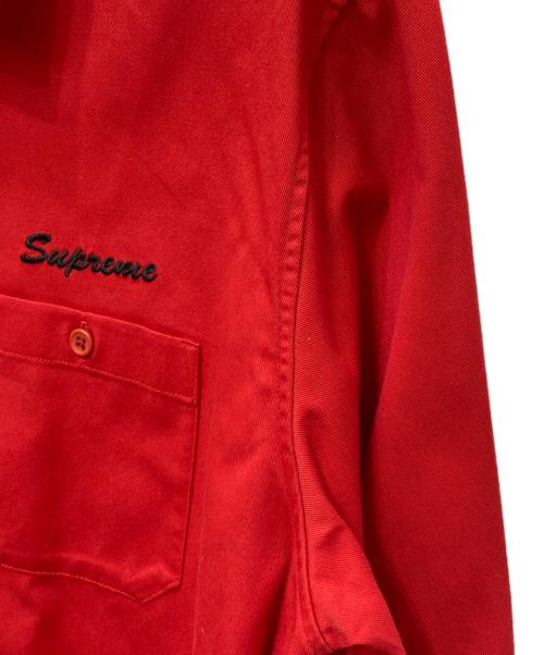 SUPREME（シュプリーム）Supreme (シュプリーム) FOX (フォックス) HONDA (ホンダ) Racing Work Shirt　レーシングワークシャツ レッド サイズ:Ｍの古着・服飾アイテム
