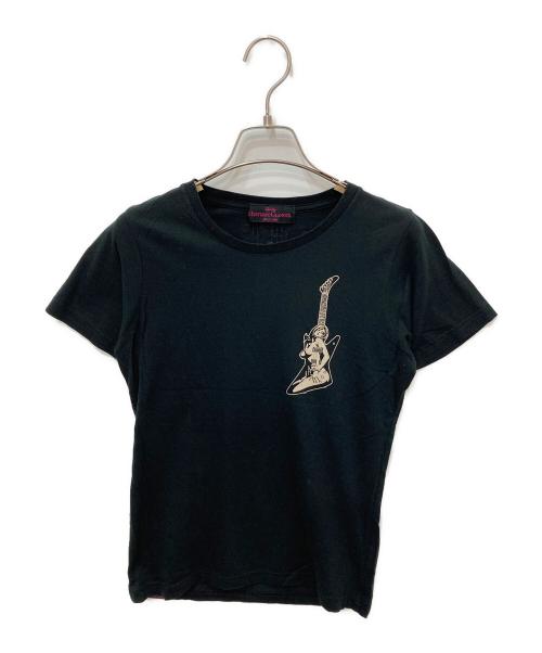 Hysteric Glamour（ヒステリックグラマー）Hysteric Glamour (ヒステリックグラマー) ギターガールTシャツ ブラック サイズ:FREEの古着・服飾アイテム