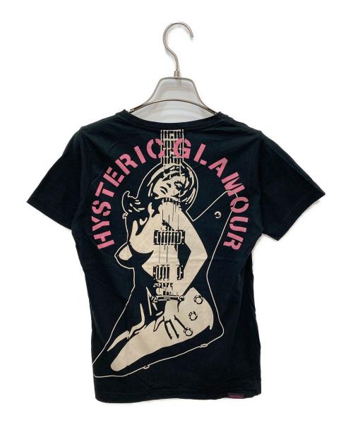 Hysteric Glamour（ヒステリックグラマー）Hysteric Glamour (ヒステリックグラマー) ギターガールTシャツ ブラック サイズ:FREEの古着・服飾アイテム