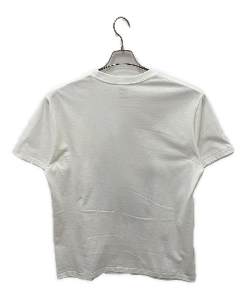 A BATHING APE（アベイシングエイプ）A BATHING APE (アベイシングエイプ) GLASS BEADS MILO ON BAPE TEE ホワイト サイズ:Lの古着・服飾アイテム
