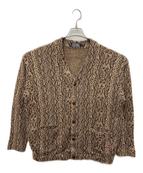 Hysteric Glamour（ヒステリックグラマー）Hysteric Glamour (ヒステリックグラマー) SPEAK NO EVILワッペン カーディガン ブラウン サイズ:Lの古着・服飾アイテム