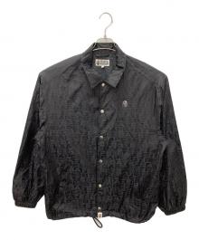 BAPE BY A BATHING APE（ベイプバイアベイシングエイプ）の古着「LOGO COACH JACKET」｜ブラック