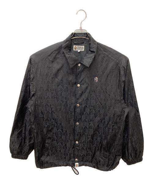 BAPE BY A BATHING APE（ベイプバイアベイシングエイプ）BAPE BY A BATHING APE (ベイプバイアベイシングエイプ) LOGO COACH JACKET ブラック サイズ:Lの古着・服飾アイテム