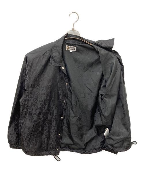 BAPE BY A BATHING APE（ベイプバイアベイシングエイプ）BAPE BY A BATHING APE (ベイプバイアベイシングエイプ) LOGO COACH JACKET ブラック サイズ:Lの古着・服飾アイテム